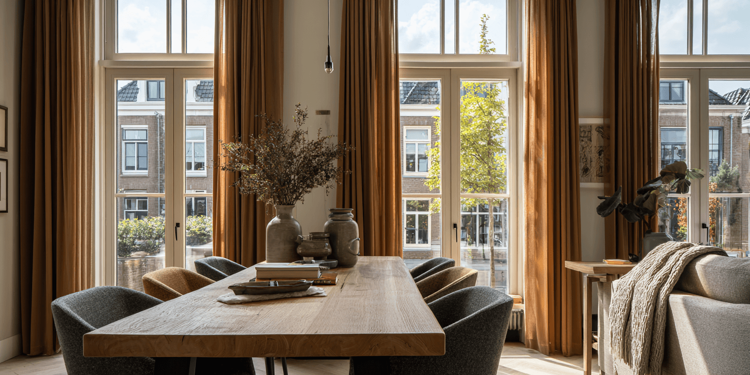 Gordijnen oranje