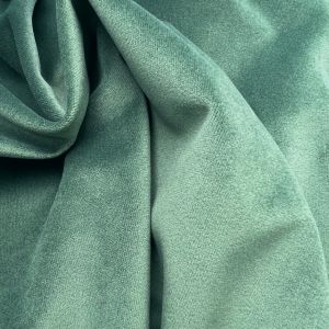Groen gordijn kamerhoog velours