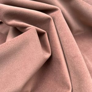 Roze gordijn kamerhoog velours