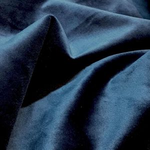 Blauw Pauw fluweel grodijn