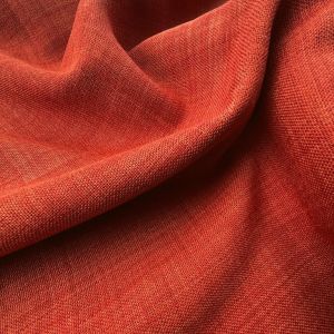 Kappa - Granat _ donker oranje linnenlook verduisteringsgordijn
