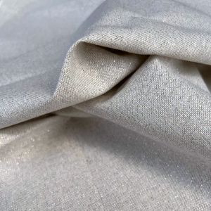 Metallic - Silver gordijnstof
